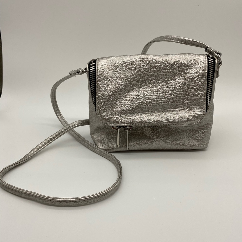 Metallic Crossbody Mini-Purse